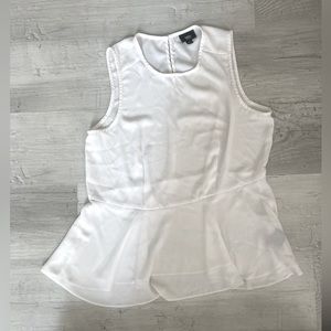 Beautiful white shirt sleeve blouse size large